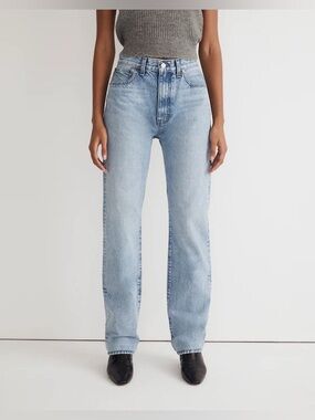 Madewell 90s Straight Jean Mercer Wash Size 28
